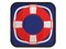Nautical Lifesaver Buoy Preserver Multi-Color Embroidered Iron-On or Hook & Loop Patch Applique